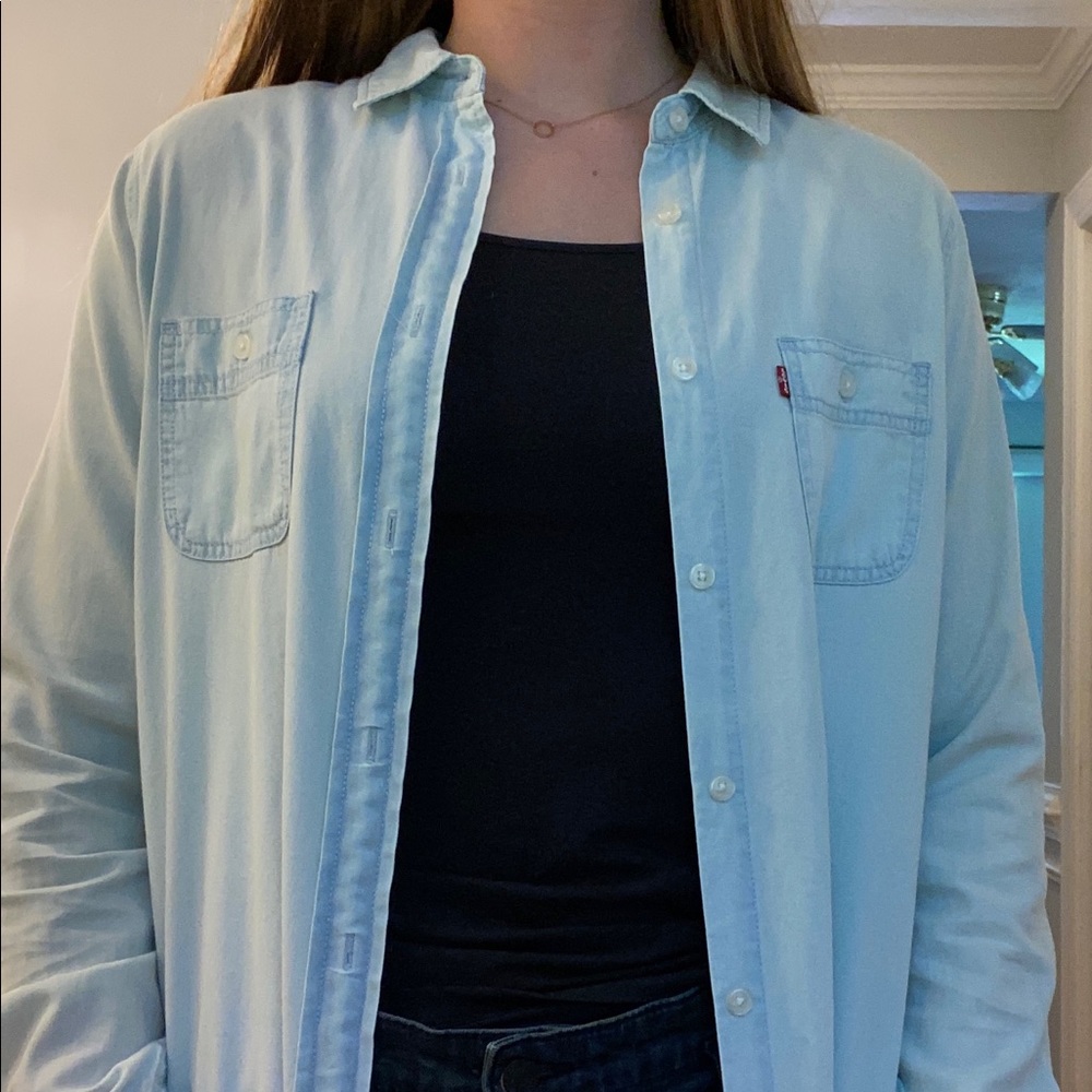 Levi’s Light Faded Blue Denim Shirt
